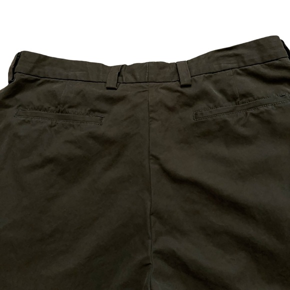 Tommy Bahama Pants Mens Size 35x32 Chino Flat Front Silk Blend Olive Green - Picture 4 of 6